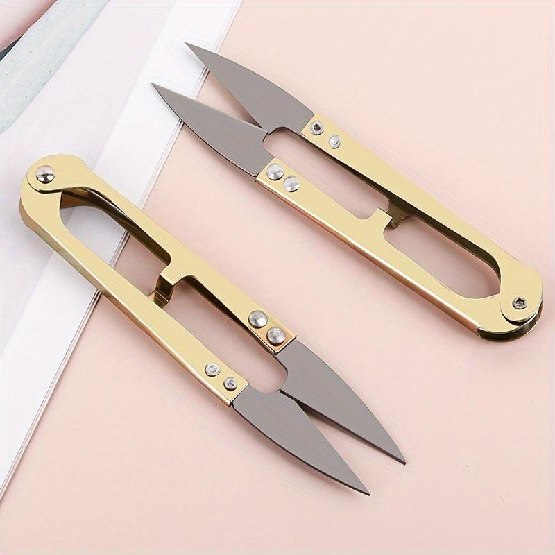 5pcs Spring Loaded U-Shape Embroidery Scissors Durable Stainless Steel Thread Cutter
5pcs Spring Loaded U-Shape Embroidery Scissors Durable Stainless Steel Thread Cutter
