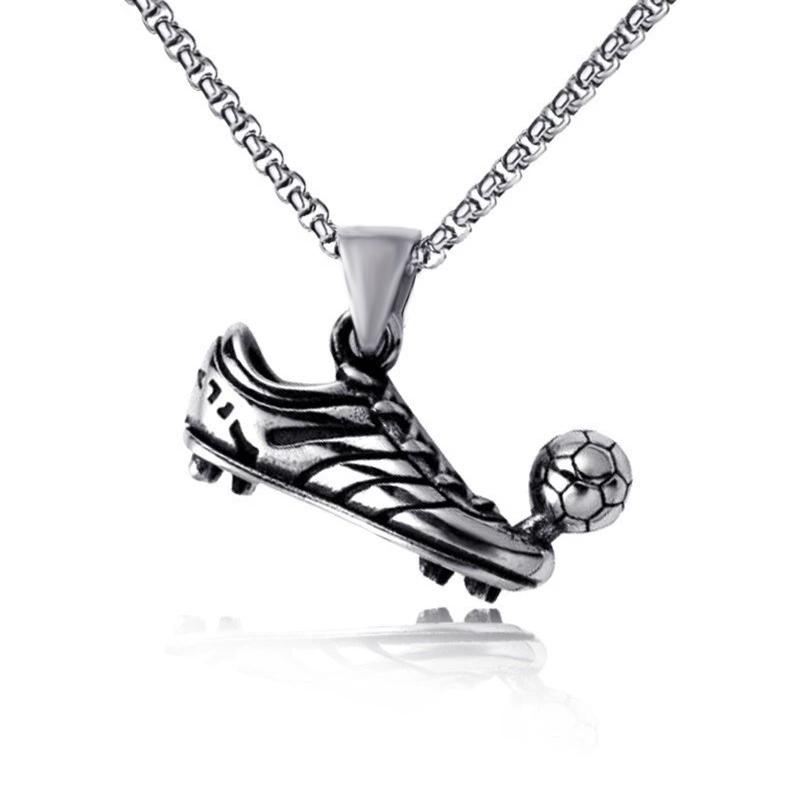 Sport Shoe Football Pendant Necklace Hip Hop Gold Plated Sneaker Necklaces For Men Jewelry Gifts срібний
Sport Shoe Football Pendant Necklace Hip Hop Gold Plated Sneaker Necklaces For Men Jewelry Gifts срібний