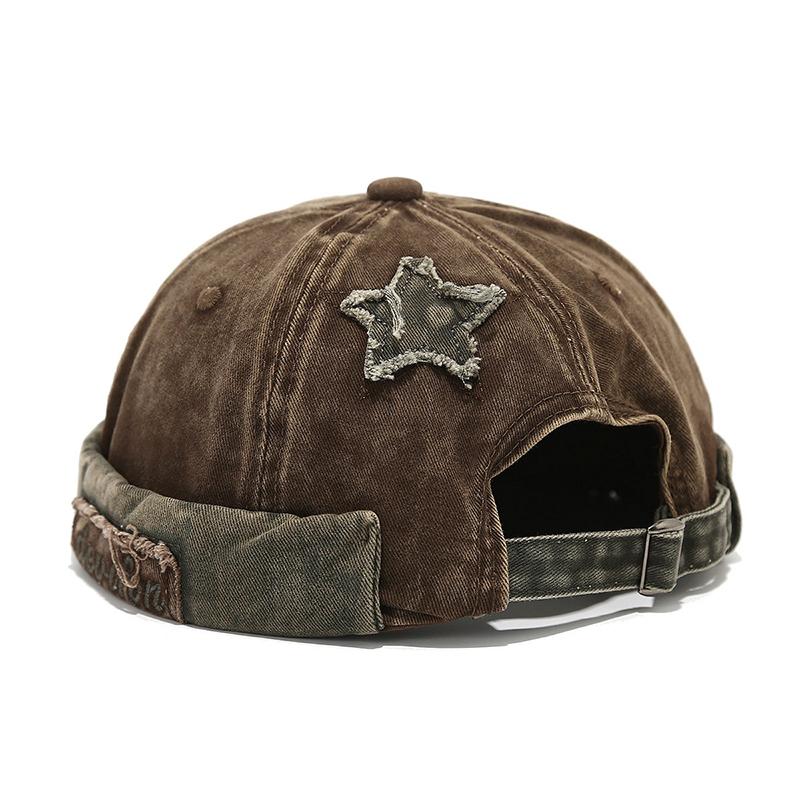 Bocca Retro Washed Color Docker Cap Without Visor Star Splicing Brimless Caps Letter Adjustable Beanie Hat Vintage Style Hip Hop
Bocca Retro Washed Color Docker Cap Without Visor Star Splicing Brimless Caps Letter Adjustable Beanie Hat Vintage Style Hip Hop
