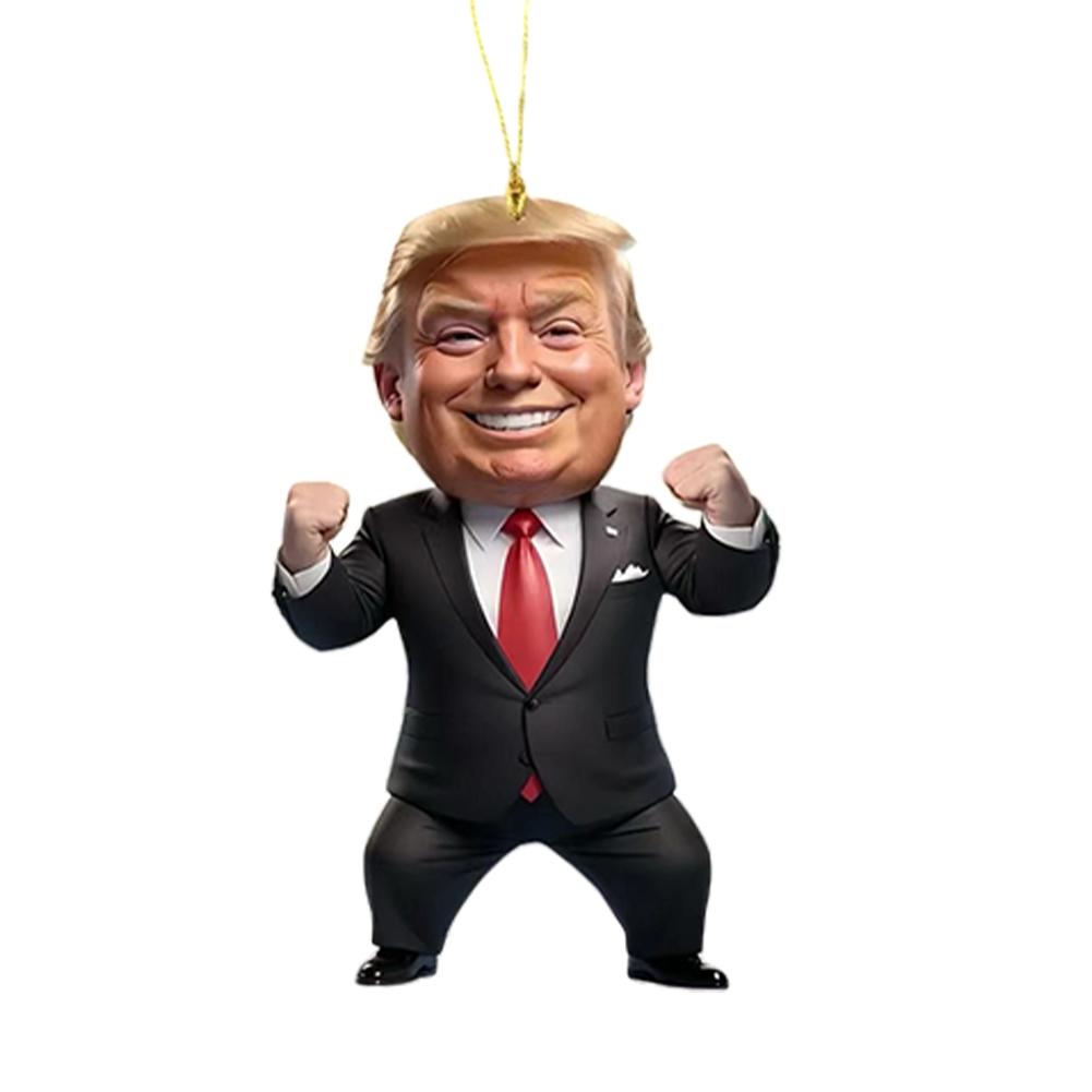 Дональд Трамп Рождественское украшение Акриловый забавный Дональд Трамп Подвеска для украшения автомобиля
Дональд Трамп Рождественское украшение Акриловый забавный Дональд Трамп Подвеска для украшения автомобиля