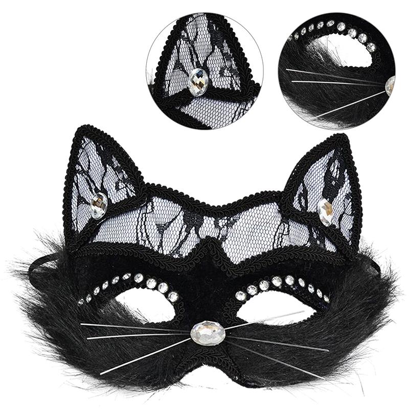 Sexy Black Lace Cat Face Mask Venetian Masquerade Eye Mask Christmas Party Cosplay Women Girls Headdress Halloween Fancy Mask
Sexy Black Lace Cat Face Mask Venetian Masquerade Eye Mask Christmas Party Cosplay Women Girls Headdress Halloween Fancy Mask