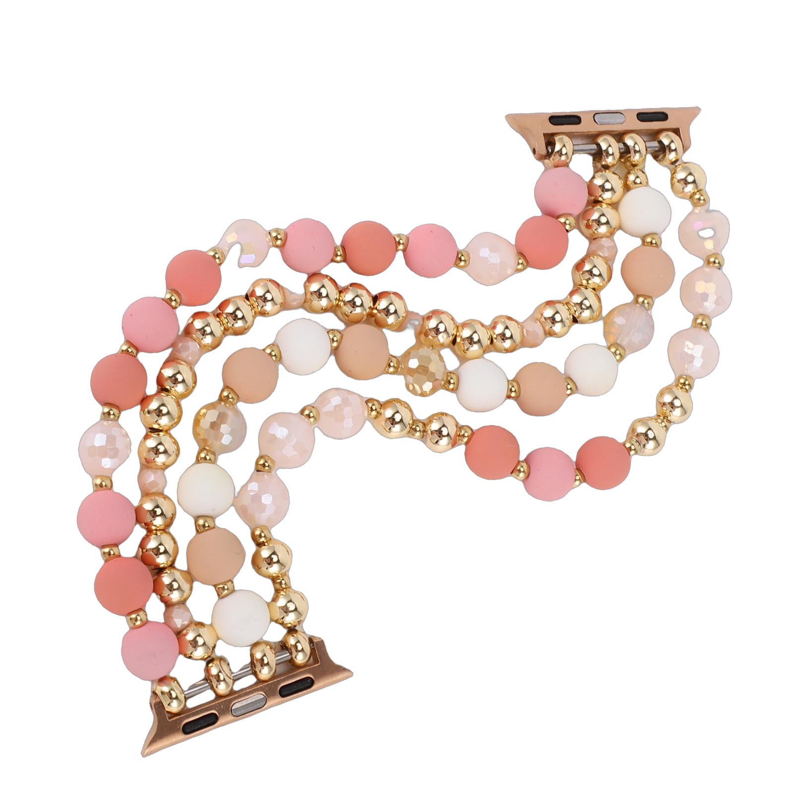 Beaded Watch Band Replacement for WatchOS 38 40 41 42 44 45 49mm Watches Stretch Strap Women Bracelet Gold Pinkish
Beaded Watch Band Replacement for WatchOS 38 40 41 42 44 45 49mm Watches Stretch Strap Women Bracelet Gold Pinkish