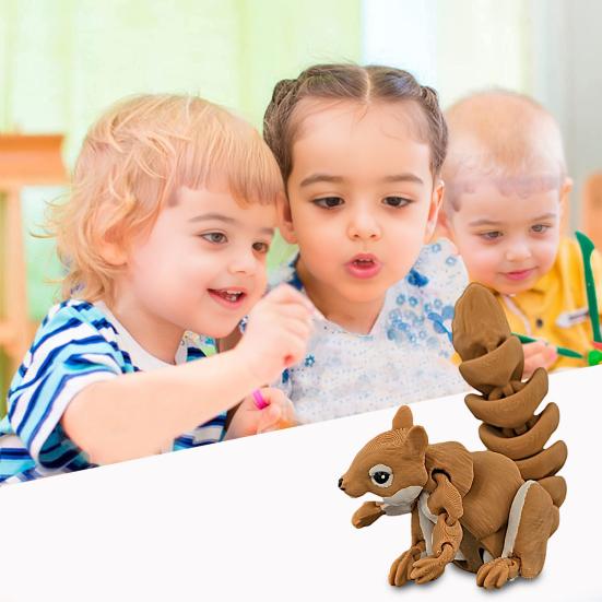 3D Printed Otter Toy Fully Articulated Flexible Fidget Toy Poseable Otter Ornament Stress Relief Home Office Decor Squirrel
3D Printed Otter Toy Fully Articulated Flexible Fidget Toy Poseable Otter Ornament Stress Relief Home Office Decor Squirrel