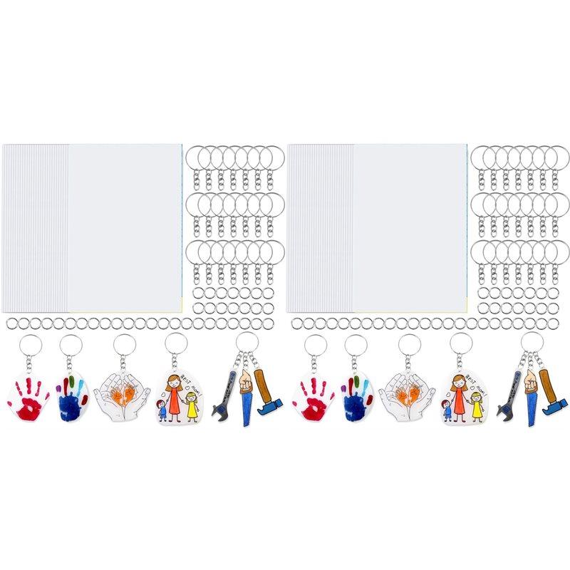 A60Z60PCS Shrink Plastic Sheets For Kids With 60 Keychains & 200 Jump Rings, Shrink Films Papers,For DIY Handprint Keychainsmay
A60Z60PCS Shrink Plastic Sheets For Kids With 60 Keychains & 200 Jump Rings, Shrink Films Papers,For DIY Handprint Keychainsmay