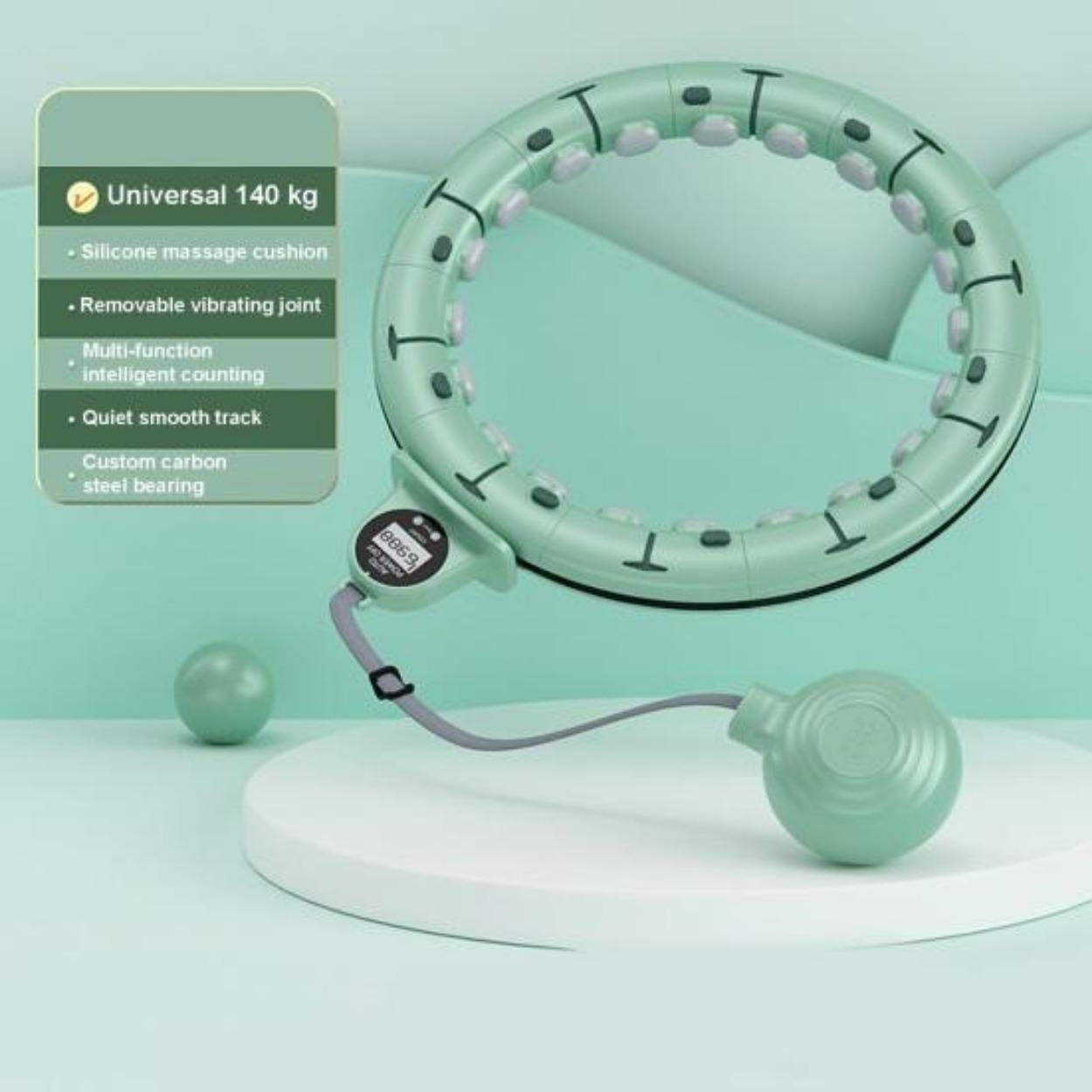 Умный фитнес-обруч Weighted Infinity, 24 съемных узла, весовой обруч со счетчиком, женский обруч для похудения, 2-в-1, оборудование для фитнеса для живота белый
Умный фитнес-обруч Weighted Infinity, 24 съемных узла, весовой обруч со счетчиком, женский обруч для похудения, 2-в-1, оборудование для фитнеса для живота белый