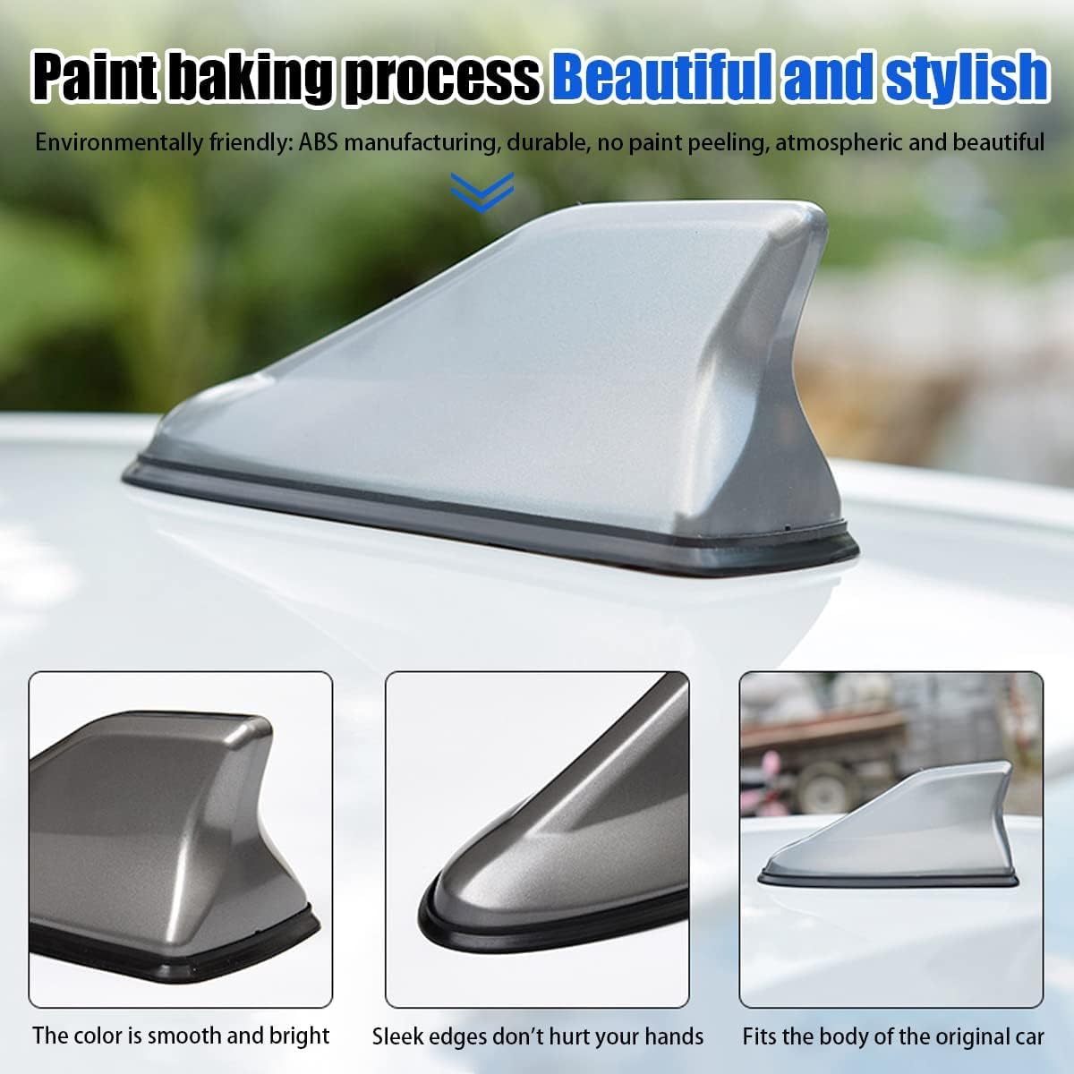 Car Shark Fin Antenna Cover for Acura RDX 2007-2015, Antenna Topper Roof Antenna Cover Roof Aerial Cover Exterior Accessories,Grey normal білий
Car Shark Fin Antenna Cover for Acura RDX 2007-2015, Antenna Topper Roof Antenna Cover Roof Aerial Cover Exterior Accessories,Grey normal білий