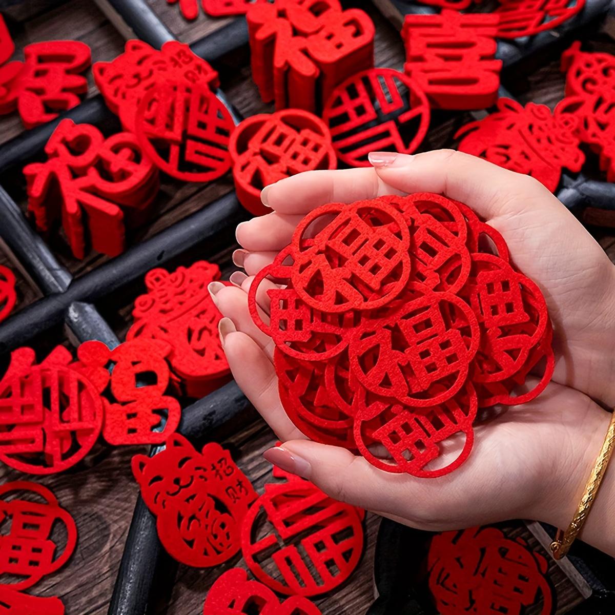 20pcs/set Decorative Pendant Mixed Mini Fu Character Felt Stickers for New Home Arrangement Decoration, Moving Supplies
20pcs/set Decorative Pendant Mixed Mini Fu Character Felt Stickers for New Home Arrangement Decoration, Moving Supplies