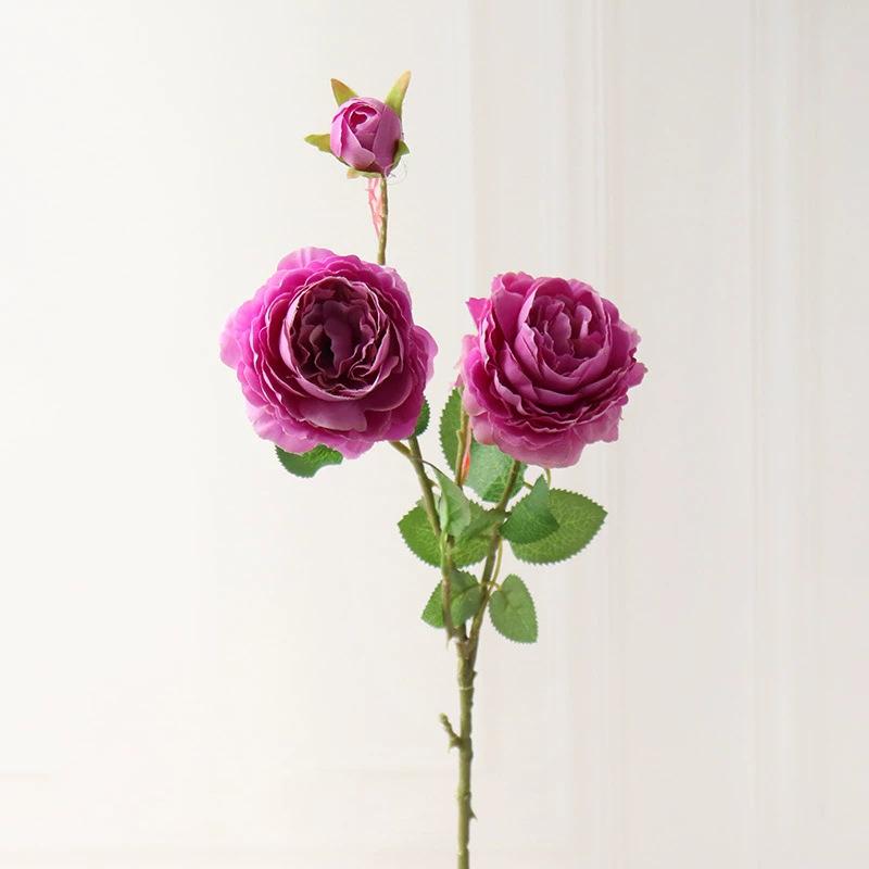 3-Head Peony Western Rose Artificial Silk Wedding Decoration Flower Ornament
3-Head Peony Western Rose Artificial Silk Wedding Decoration Flower Ornament