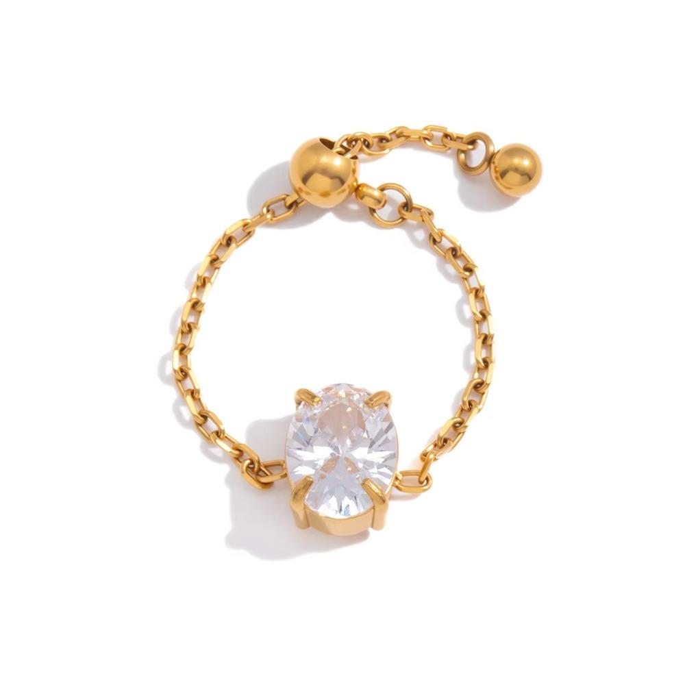 Elegant Adjustable Chain Ring Exquisite Finger Jewelry Delicate Women Link Chain Ring Girls Gift Style C
Elegant Adjustable Chain Ring Exquisite Finger Jewelry Delicate Women Link Chain Ring Girls Gift Style C