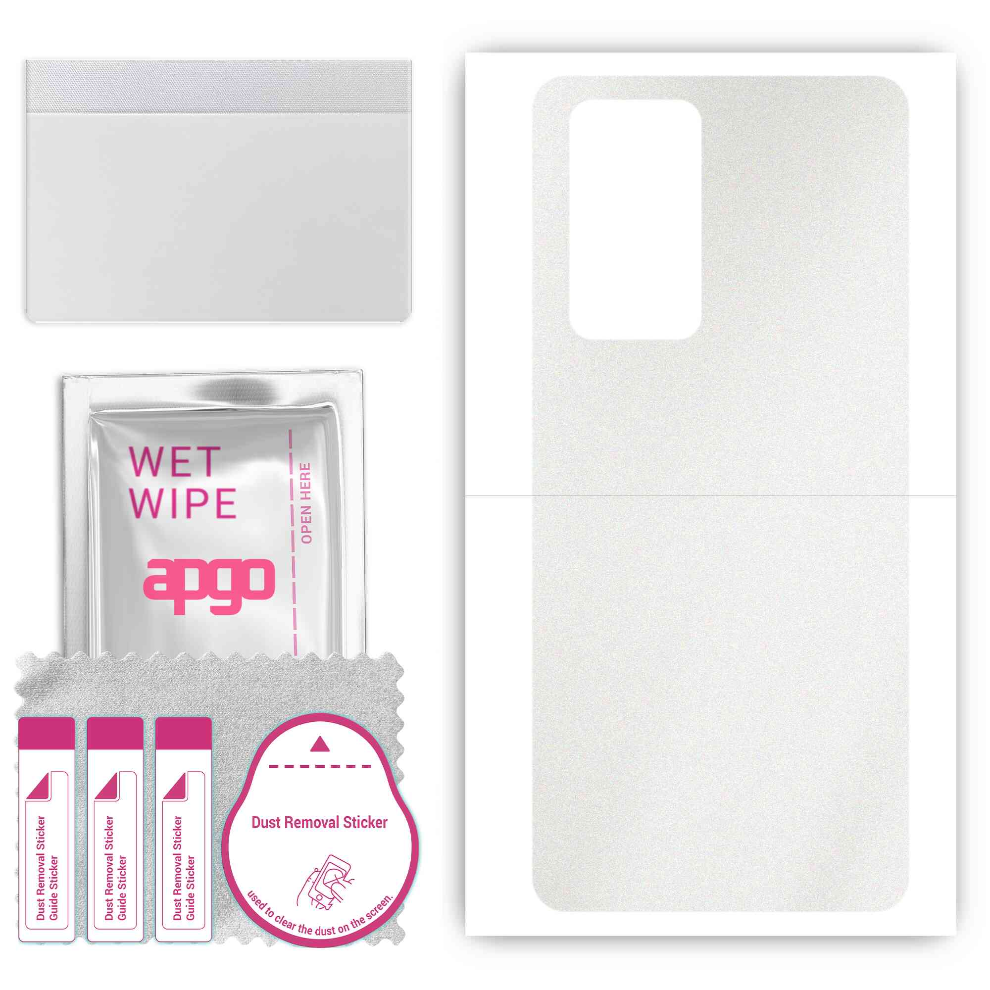 apgo Захисна наклейка для задньої панелі, сумісна з Oppo Reno 6 Pro 5G, Wrap Film, Foil, Vinyl - Pattern Matte Transparent
apgo Захисна наклейка для задньої панелі, сумісна з Oppo Reno 6 Pro 5G, Wrap Film, Foil, Vinyl - Pattern Matte Transparent
