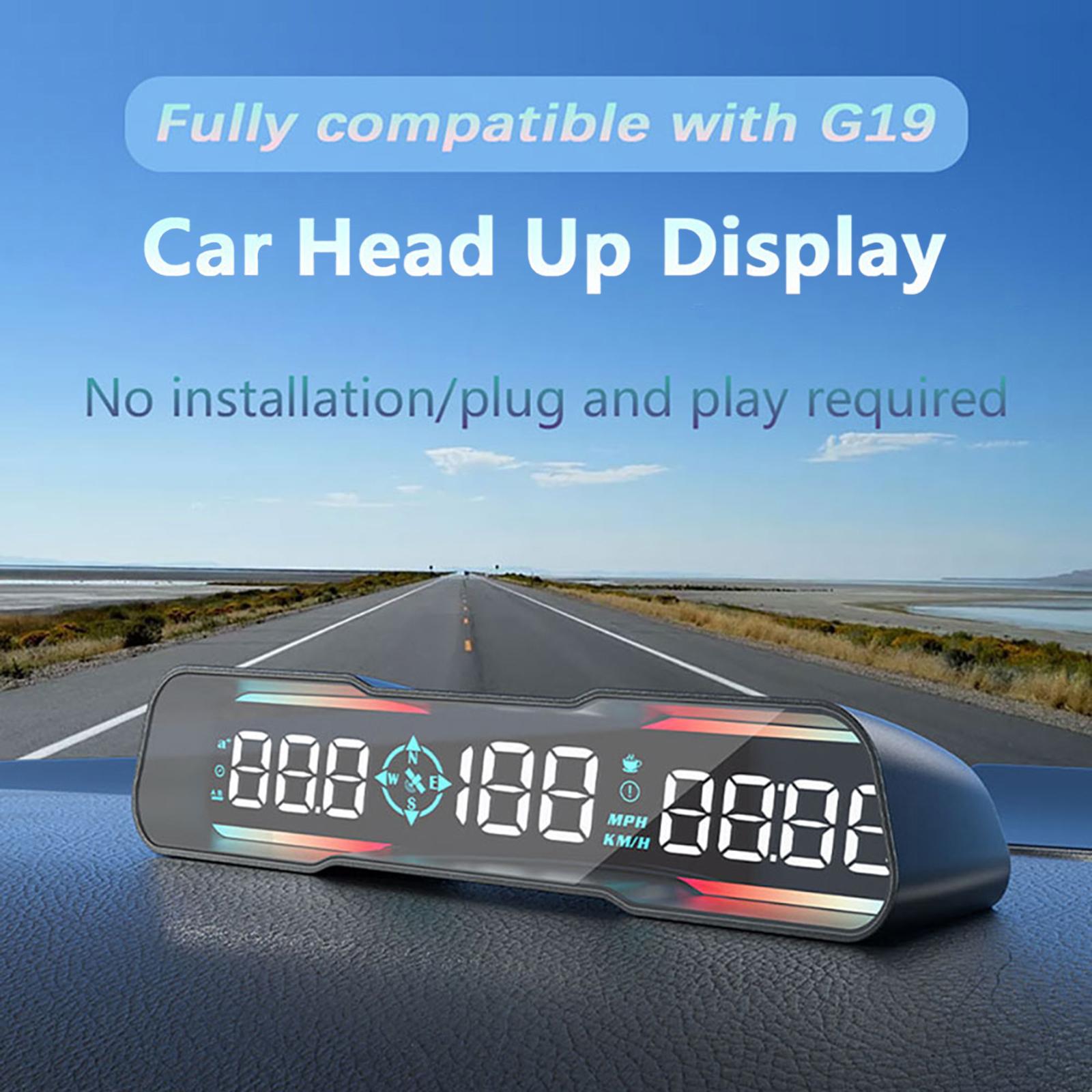 Heads Up Display Car HUD GPS Speedometer with High Definition LED Screen Overspeed Alarm Fatigue Driving Alert for All Vehicles
Heads Up Display Car HUD GPS Speedometer with High Definition LED Screen Overspeed Alarm Fatigue Driving Alert for All Vehicles