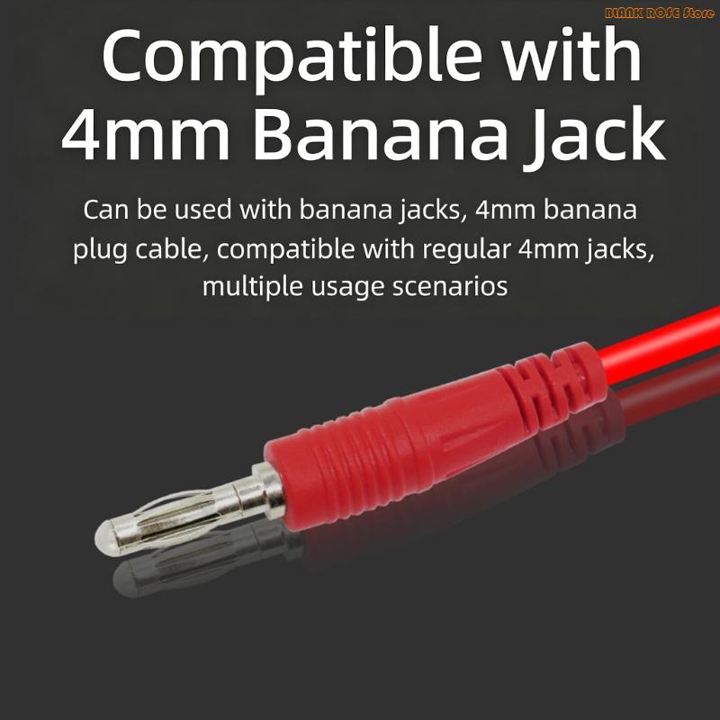 K1AE Pack of 4 Reliable Banana Plugs to Banana Plugs Leads for Educational Lab Testing China Mainland
K1AE Pack of 4 Reliable Banana Plugs to Banana Plugs Leads for Educational Lab Testing China Mainland