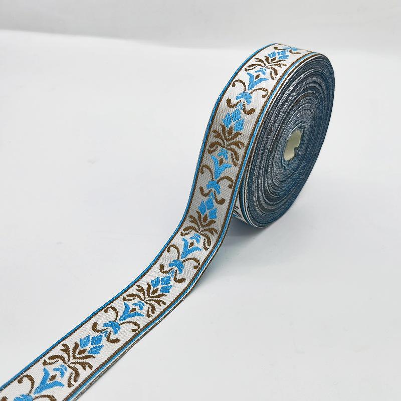 Жаккардовое ленточное кружево в этническом стиле Jintian шириной 3 см - отрезок длиной 24 м для одежды, штор, домашнего текстиля.
Жаккардовое ленточное кружево в этническом стиле Jintian шириной 3 см - отрезок длиной 24 м для одежды, штор, домашнего текстиля.