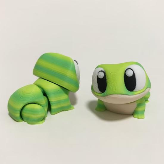 3D-печатная фигурка лягушки-геккона с подвижными суставами, фигурка лягушки с большими глазами, шарнирная модель животного, игрушка-фиджет, украшение для рабочего стола, орнамент жёлтый
3D-печатная фигурка лягушки-геккона с подвижными суставами, фигурка лягушки с большими глазами, шарнирная модель животного, игрушка-фиджет, украшение для рабочего стола, орнамент жёлтый