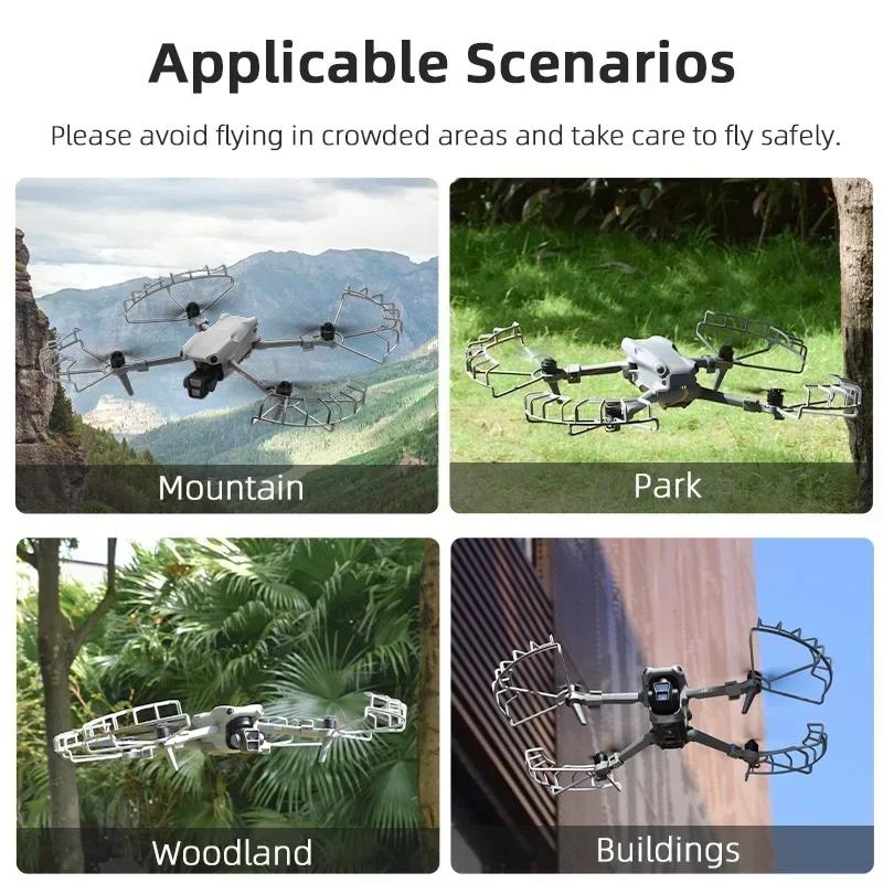 Quick Release Propeller Guard for DJI Air 3/Air 3S Blade Props Bumper Wing Fan Protector Semi-Enclosed Cover Cage Drone Aeessory
Quick Release Propeller Guard for DJI Air 3/Air 3S Blade Props Bumper Wing Fan Protector Semi-Enclosed Cover Cage Drone Aeessory