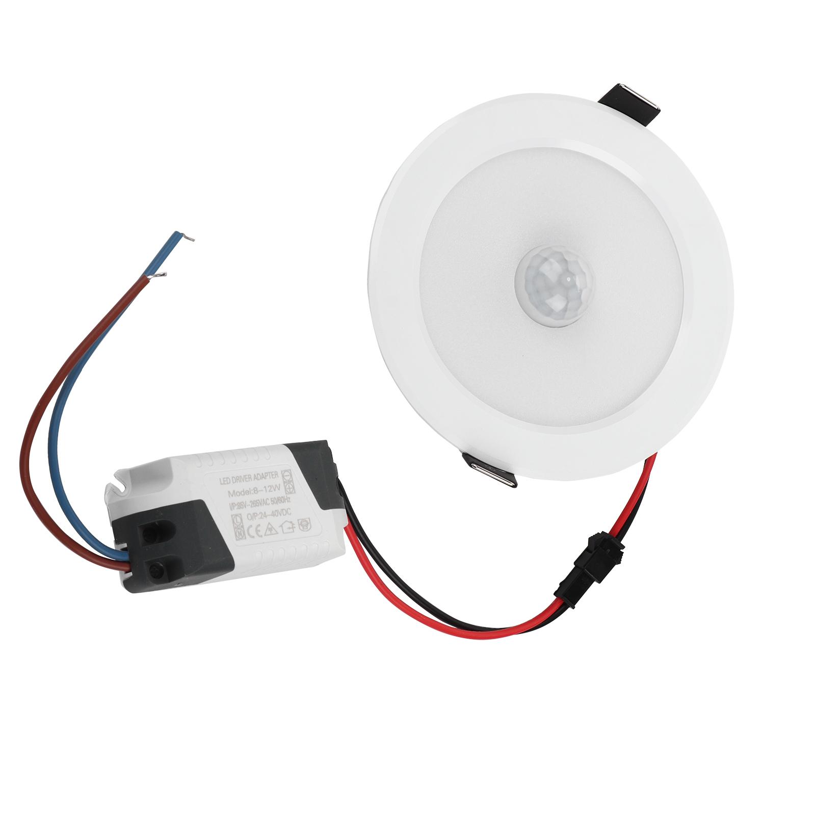 9w Round 18LED Infrared Sensor Downlight Human Body Induction Ceiling Light (cold white light)
9w Round 18LED Infrared Sensor Downlight Human Body Induction Ceiling Light (cold white light)