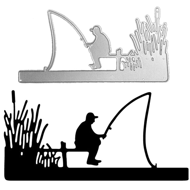 PDTO Мужчины Рыбалка Металлические режущие штампы Трафарет DIY Скрапбукинг Изготовление бумажных карт
PDTO Мужчины Рыбалка Металлические режущие штампы Трафарет DIY Скрапбукинг Изготовление бумажных карт