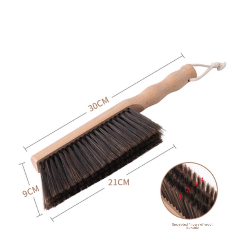 Щетка из массива дерева с мягкой щетиной и длинной ручкой для пола, кровати, дивана и удаления волос.
Щетка из массива дерева с мягкой щетиной и длинной ручкой для пола, кровати, дивана и удаления волос.