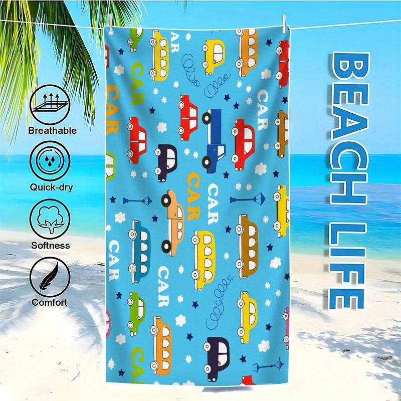 Cute Car Pattern Beach Towel High Water Absorption Quick Drying Soft and Lightweight Perfect for Yoga Swimming and Camping W40*H60(CM)
Cute Car Pattern Beach Towel High Water Absorption Quick Drying Soft and Lightweight Perfect for Yoga Swimming and Camping W40*H60(CM)