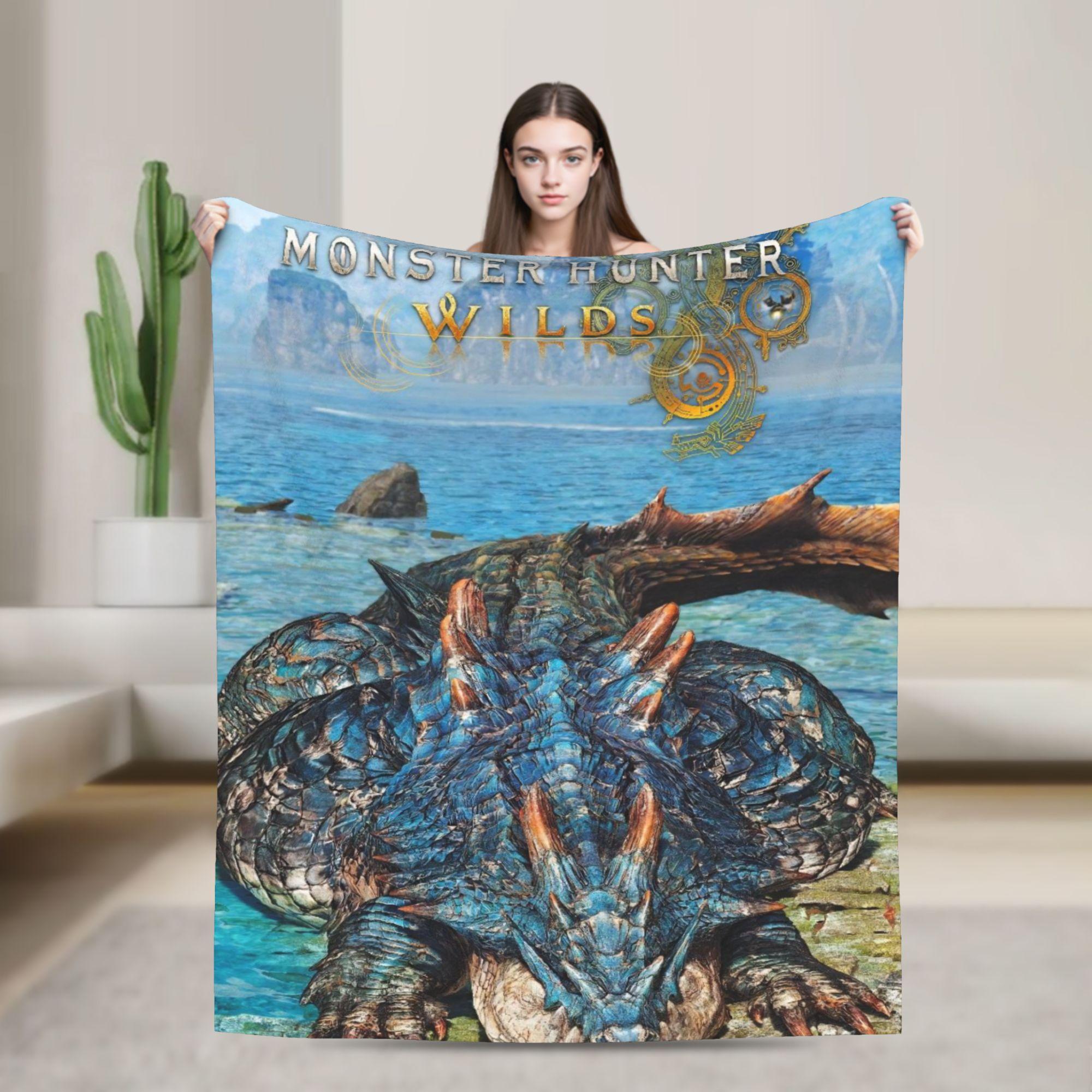 Monster Hunter Wilds Flannel Blanket Winter Soft Durable Throw Blanket for Couch Chair Fashion Bedspread Sofa Bed Cover 75x90cm
Monster Hunter Wilds Flannel Blanket Winter Soft Durable Throw Blanket for Couch Chair Fashion Bedspread Sofa Bed Cover 75x90cm