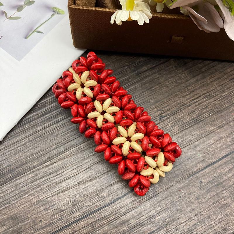 Bohemian Vintage Colorful Wooden Bead Elastic Bracelets for Women Ethnic Hand knitted Flower Bracelet Female Jewelry красный
Bohemian Vintage Colorful Wooden Bead Elastic Bracelets for Women Ethnic Hand knitted Flower Bracelet Female Jewelry красный