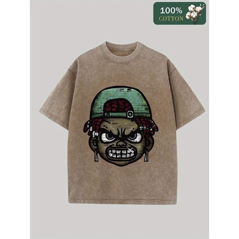 Water Washed, I Will Be Very Angry Printed Men S T-Shirt, High-Quality Printed Cotton Retro Fashion T-Shirt, Certain Thickness for Summer T-Shirts 5XL дубильна кора
Water Washed, I Will Be Very Angry Printed Men S T-Shirt, High-Quality Printed Cotton Retro Fashion T-Shirt, Certain Thickness for Summer T-Shirts 5XL дубильна кора
