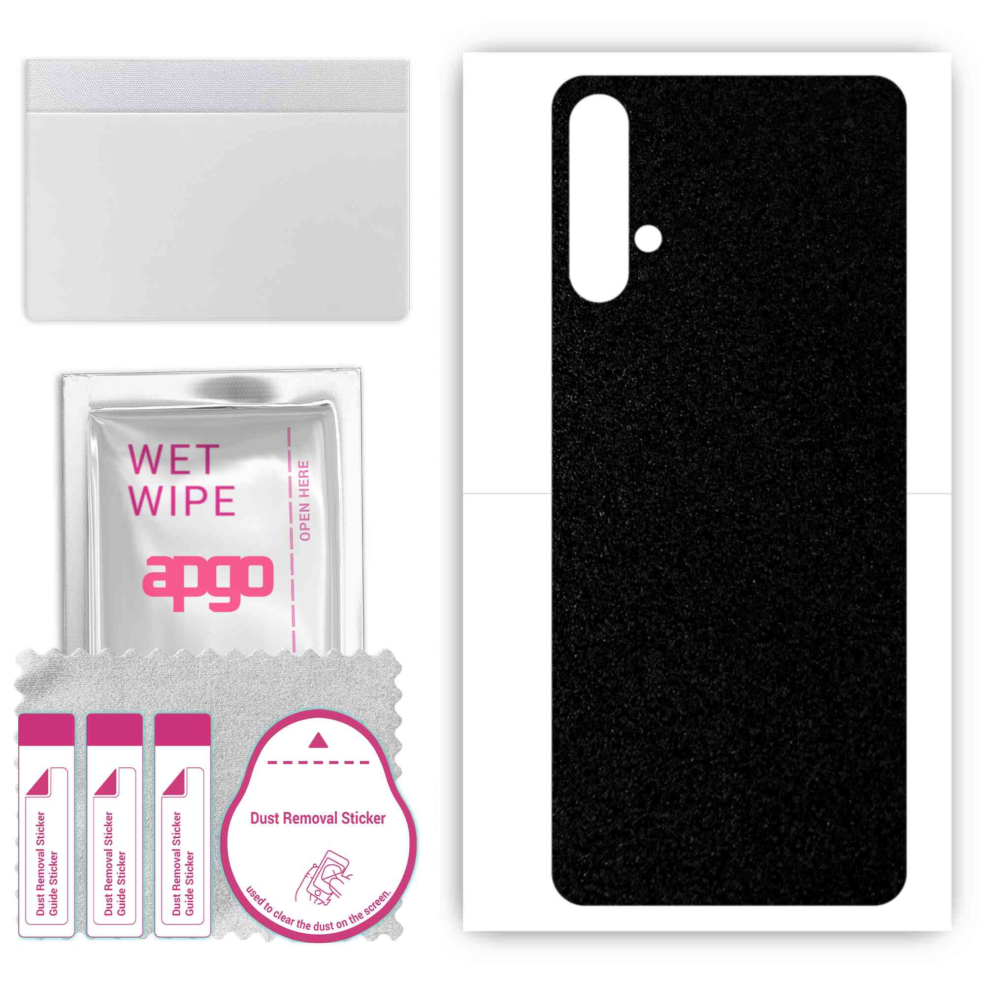 Apgo Protective Skin Sticker для задньої панелі, сумісної з Huawei nova 5, Wrap Film, Foil, Vinyl - Pattern Matte Black
Apgo Protective Skin Sticker для задньої панелі, сумісної з Huawei nova 5, Wrap Film, Foil, Vinyl - Pattern Matte Black