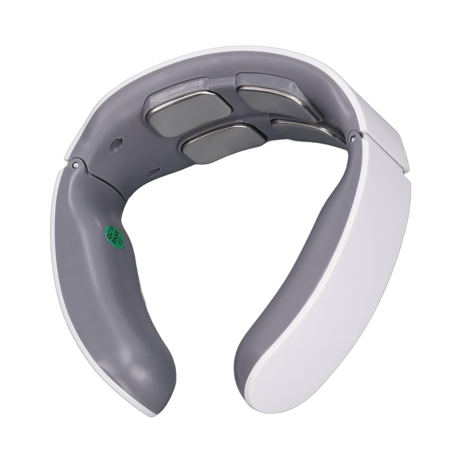 TENS Electric Pulse Neck Massager 4 Heads 6 Modes 9 Gears Heat Compression Neck Acupoints Lymphvity Massage Device White
TENS Electric Pulse Neck Massager 4 Heads 6 Modes 9 Gears Heat Compression Neck Acupoints Lymphvity Massage Device White
