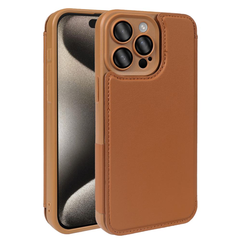 For iPhone 15 Pro Max Magnetic Case RCS Eco Friendly Flip Phone Cover with Kickstand RFID Blocking Brown
For iPhone 15 Pro Max Magnetic Case RCS Eco Friendly Flip Phone Cover with Kickstand RFID Blocking Brown