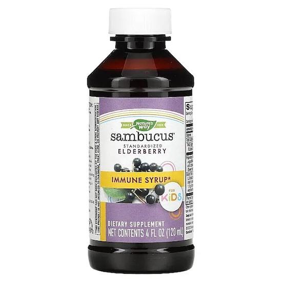 Nature s Way- Sambucus for Kids, Standardized Elderberry, Nighttime Syrup with Melatonin, 4 fl oz (120 ml)
Nature s Way- Sambucus for Kids, Standardized Elderberry, Nighttime Syrup with Melatonin, 4 fl oz (120 ml)
