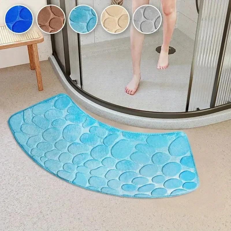 1pc Pebble Design Non-Slip Bathroom Mat - Super Soft Absorbent & Quick-Drying Polyester Floor Rug Ideal for Bathroom, Bedroom 400MMx1000MM синій
1pc Pebble Design Non-Slip Bathroom Mat - Super Soft Absorbent & Quick-Drying Polyester Floor Rug Ideal for Bathroom, Bedroom 400MMx1000MM синій
