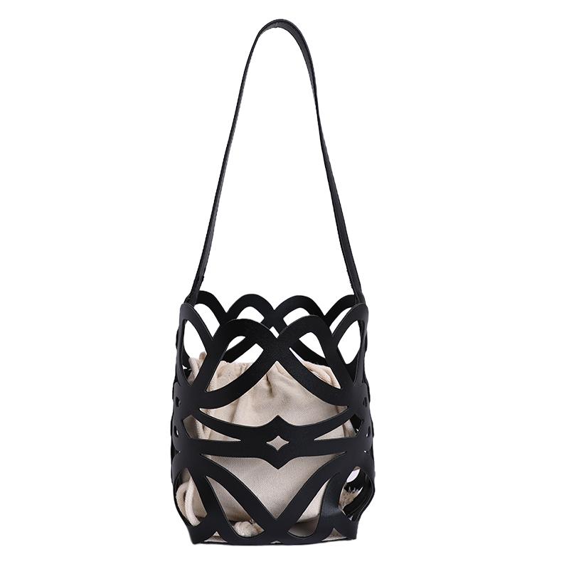 Summer New Hollow Out PU Woven Bucket Shoulder Bag Design Sense Beach Basket Handbag Hot Sale Casual Shoulder Tote Bag for Women чёрный
Summer New Hollow Out PU Woven Bucket Shoulder Bag Design Sense Beach Basket Handbag Hot Sale Casual Shoulder Tote Bag for Women чёрный