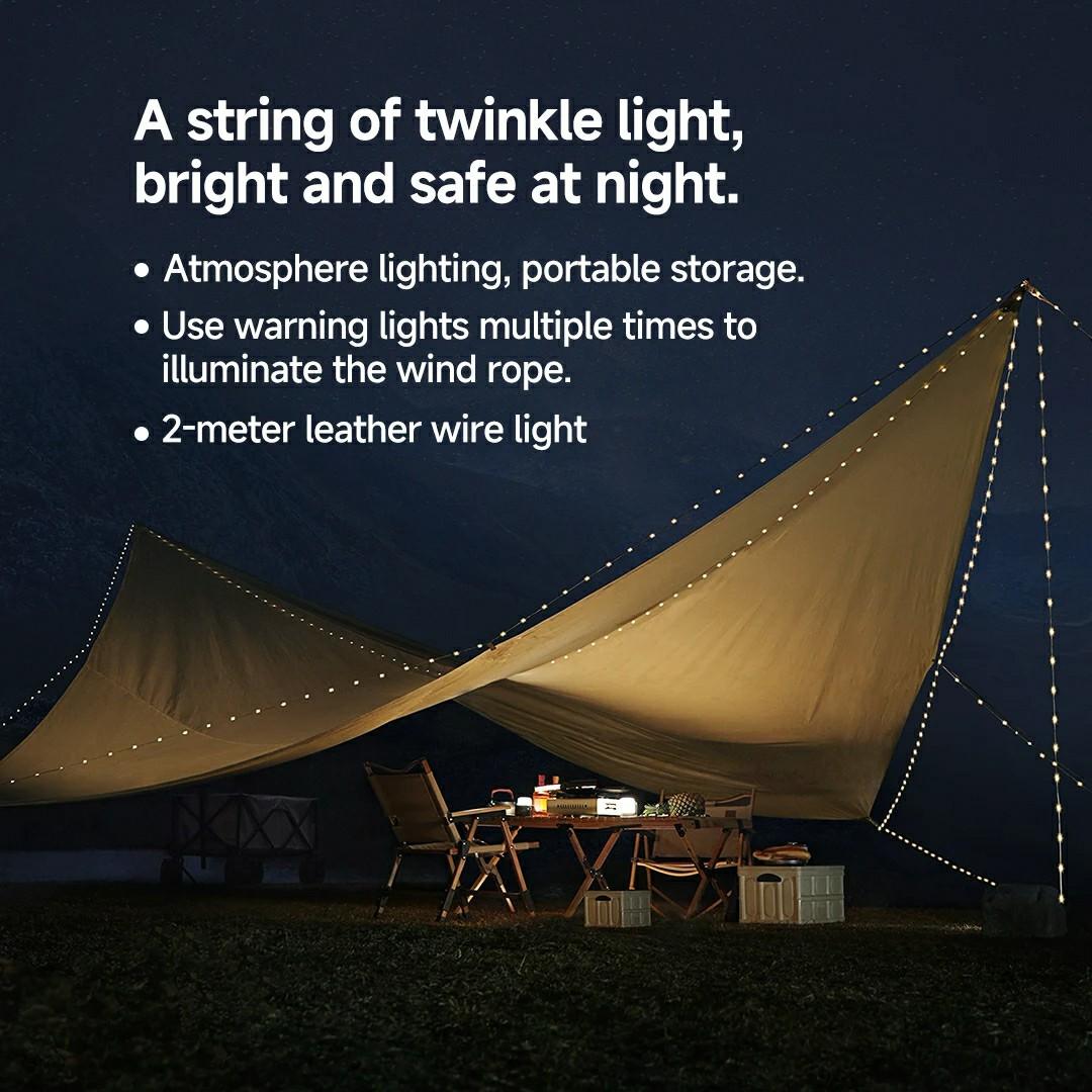 XIAOMIYOUPIN NEXTOOL Camping Twinkle Light 2m Light String Outdoor Running Cycling Lamp A
XIAOMIYOUPIN NEXTOOL Camping Twinkle Light 2m Light String Outdoor Running Cycling Lamp A