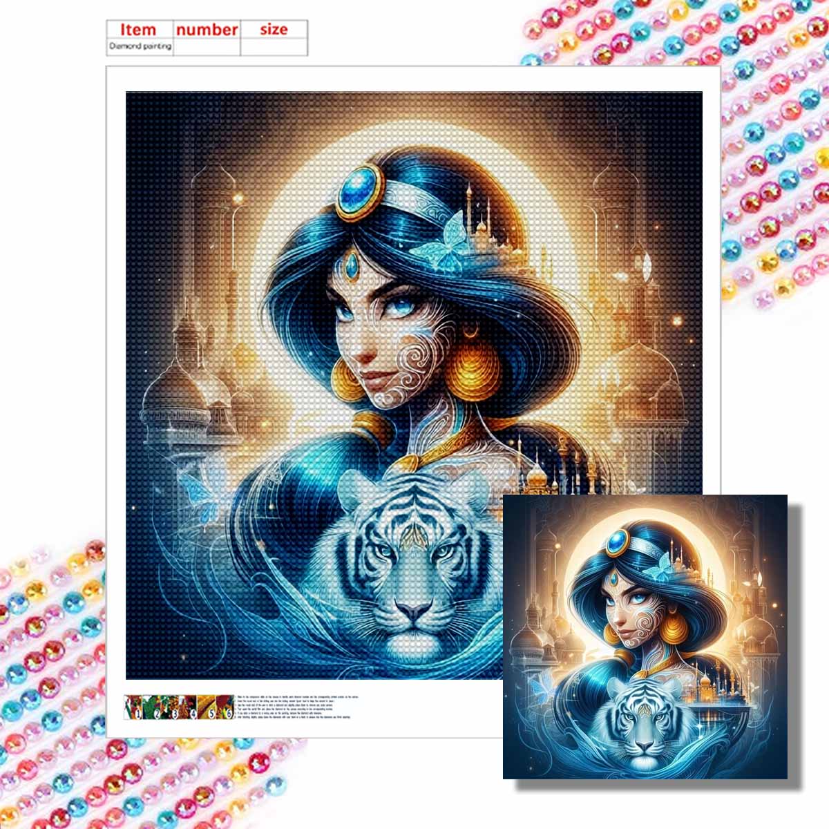 Алмазная живопись своими руками Круглые алмазы Красивая принцесса Полная алмазная мозаика Украшение для дома Живопись Набор для вышивания крестом Round 20x20cm
Алмазная живопись своими руками Круглые алмазы Красивая принцесса Полная алмазная мозаика Украшение для дома Живопись Набор для вышивания крестом Round 20x20cm