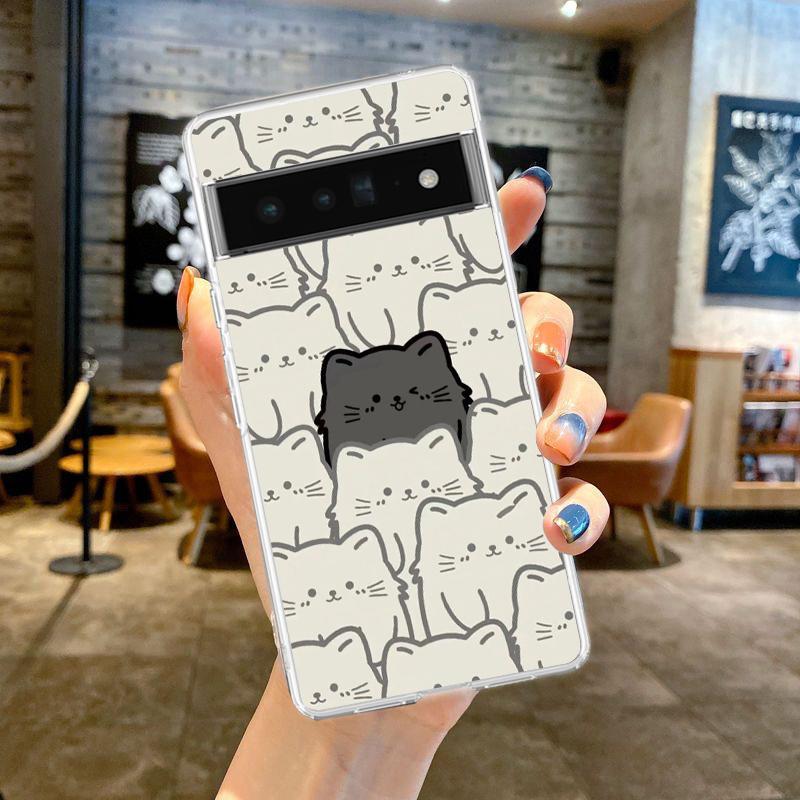 Милый Мультяшный Черный Кот Чехол для Телефона Google Pixel 9 8 7 6 Pro XL 8A 7A 6A 5 4 5A 4A 3A XL 5G Мягкий Силиконовый Прозрачный TPU Чехол Pixel 4A
Милый Мультяшный Черный Кот Чехол для Телефона Google Pixel 9 8 7 6 Pro XL 8A 7A 6A 5 4 5A 4A 3A XL 5G Мягкий Силиконовый Прозрачный TPU Чехол Pixel 4A