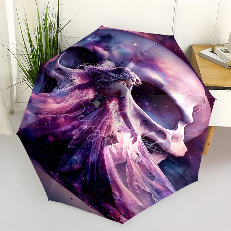 Skeleton Princess Automatic Folding Umbrella Compact 8 rib Design,Unique Style,Suitable for Everyday Outdoor Use,Perfect Gift for Frien
Skeleton Princess Automatic Folding Umbrella Compact 8 rib Design,Unique Style,Suitable for Everyday Outdoor Use,Perfect Gift for Frien