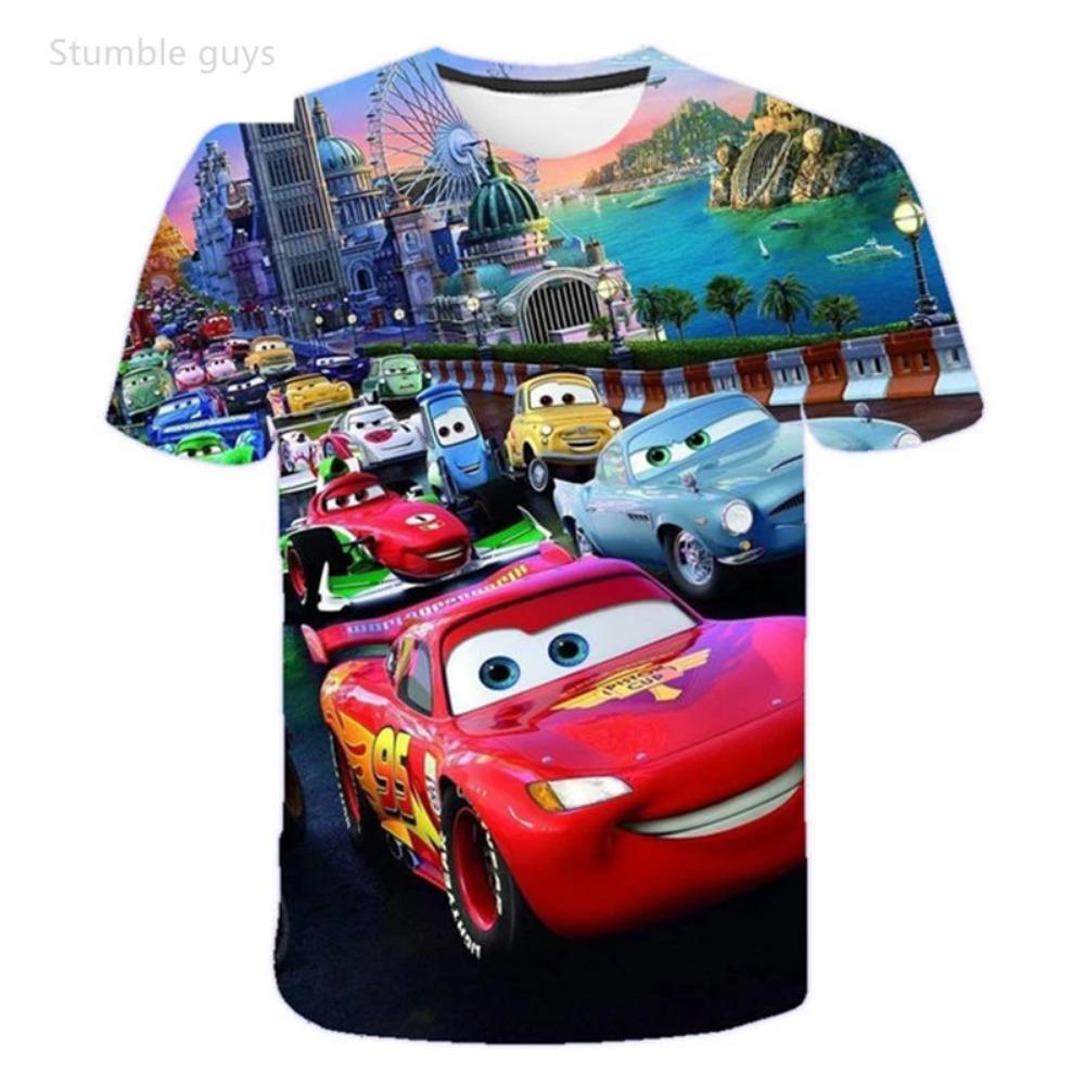Summer Kids Cars T-Shirt Lightning McQueen Mater Print Short Sleeve Soft Cartton Breathable Casual Cartoon Tops 100
Summer Kids Cars T-Shirt Lightning McQueen Mater Print Short Sleeve Soft Cartton Breathable Casual Cartoon Tops 100