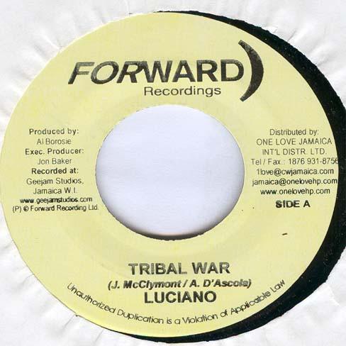 7inch Record LUCIANO - Tribal War NONE Forward Recordi 2004 Jamaica Reggae, Ska & Dub Used
7inch Record LUCIANO - Tribal War NONE Forward Recordi 2004 Jamaica Reggae, Ska & Dub Used