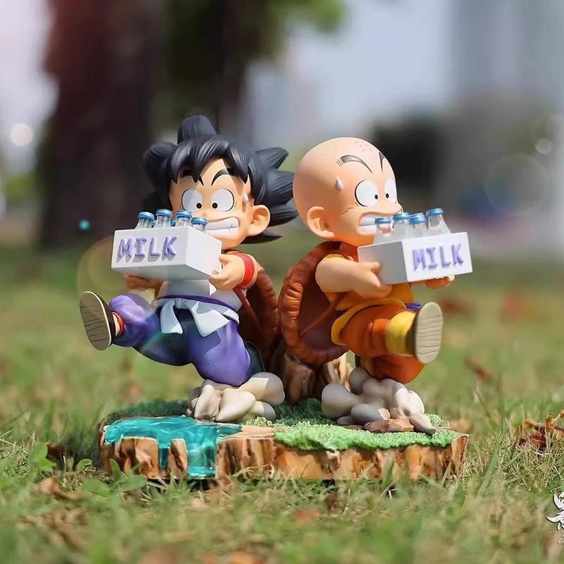 15CM Anime Figure Son Goku and Krillin Milk Model Action Figures Periphery Doll PVC Model Gifts Toys
15CM Anime Figure Son Goku and Krillin Milk Model Action Figures Periphery Doll PVC Model Gifts Toys