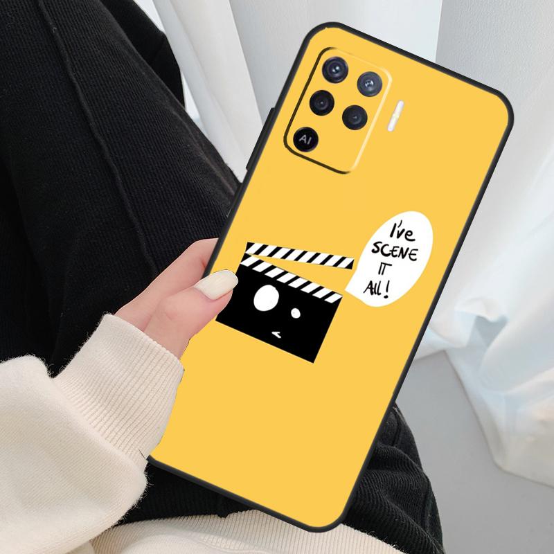 Cute Film Movie maker Clapper board Case For Oppo A96 A76 A16 A60 A98 A58 A78 A18 A38 A80 A40 A77 A57 A17 A74 A54 A94 A15 A5 Pro OPPO A18 4G
Cute Film Movie maker Clapper board Case For Oppo A96 A76 A16 A60 A98 A58 A78 A18 A38 A80 A40 A77 A57 A17 A74 A54 A94 A15 A5 Pro OPPO A18 4G