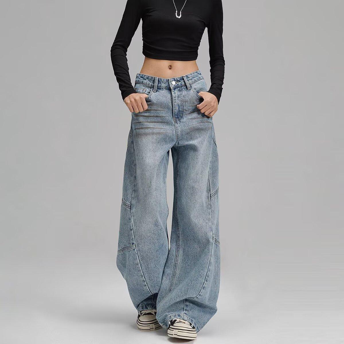 Spring 2025 Women s High-Waist Retro Scimitar Pants - Slimming, Loose Wide-Leg Banana Jeans 3XL
Spring 2025 Women s High-Waist Retro Scimitar Pants - Slimming, Loose Wide-Leg Banana Jeans 3XL