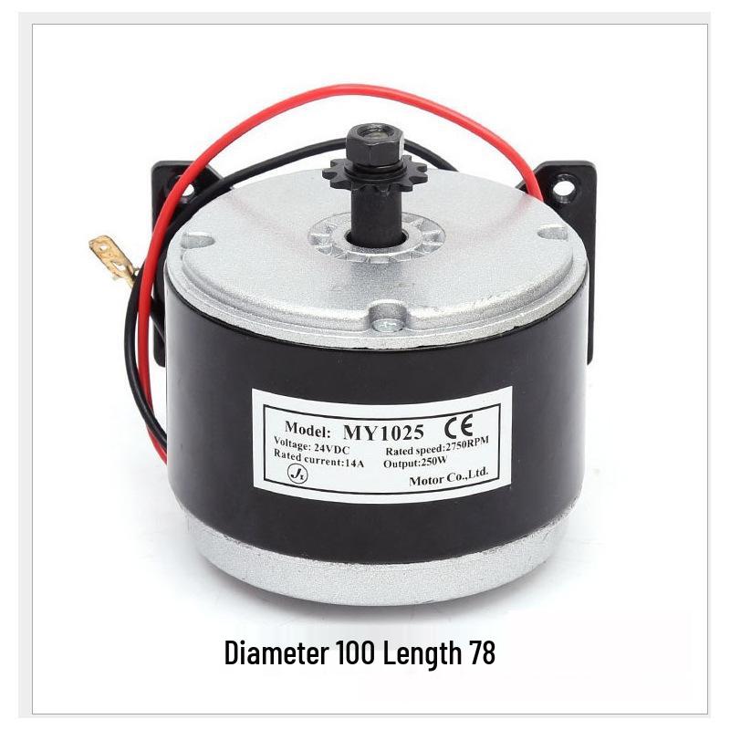 Lingying MY1025 24V 250W High-Speed Little Dolphin Electric Scooter Brushed Motor
Lingying MY1025 24V 250W High-Speed Little Dolphin Electric Scooter Brushed Motor