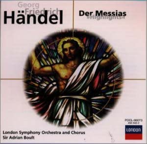 CD VAULT (ADRIAN), MCKELLER (KENNETH), - Handel: Oratorio Messiah --High Lig POCL90073 Japan Classical Used
CD VAULT (ADRIAN), MCKELLER (KENNETH), - Handel: Oratorio Messiah --High Lig POCL90073 Japan Classical Used