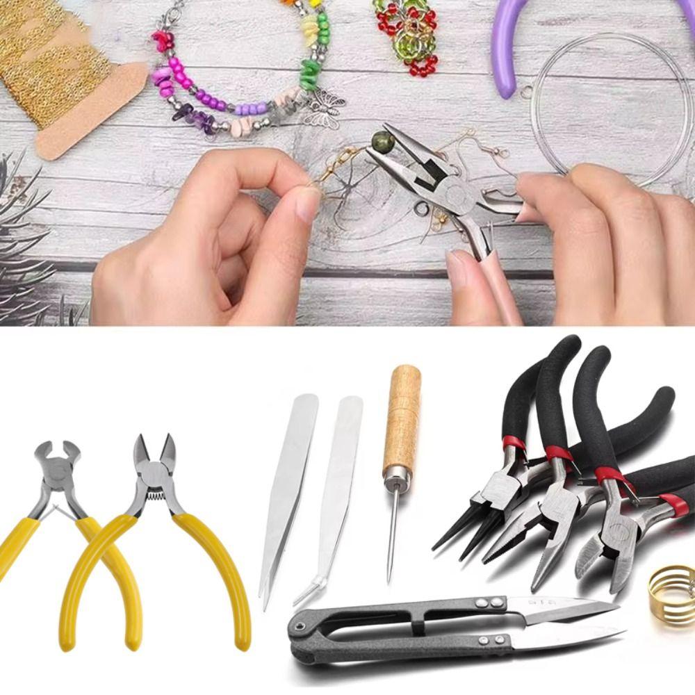 Non-slip Handle Jewelry Making Tool Kit Easy To Use Handmade Jewelry Tools Accessory Making style 5
Non-slip Handle Jewelry Making Tool Kit Easy To Use Handmade Jewelry Tools Accessory Making style 5