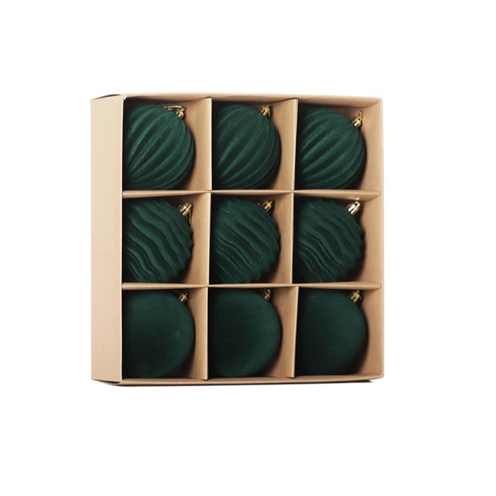 3.1-дюймові Оксамитові Різдвяні Кулі-Прикраси Флокована Різдвяна Ялинка 9 Шт. Пластикові Кулі Різдвяні Підвісні Прикраси Декор One Size
3.1-дюймові Оксамитові Різдвяні Кулі-Прикраси Флокована Різдвяна Ялинка 9 Шт. Пластикові Кулі Різдвяні Підвісні Прикраси Декор One Size