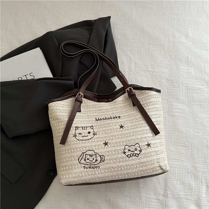 Пляжная сумка женская сумка новая мода повседневная ручная сумка большая вместимость плечевая сумка большая сумка коричневый
Пляжная сумка женская сумка новая мода повседневная ручная сумка большая вместимость плечевая сумка большая сумка коричневый