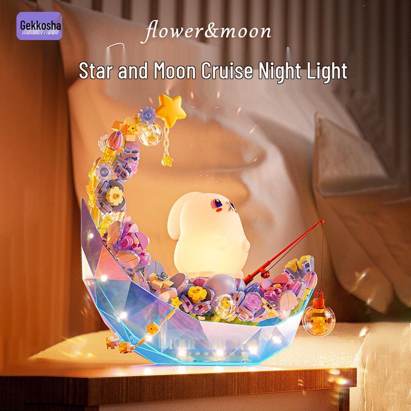 Moonlight Society Star Moon Cruise Ship Luminous Night Light Building Blocks - Girls Desktop Ornament Gift
Moonlight Society Star Moon Cruise Ship Luminous Night Light Building Blocks - Girls Desktop Ornament Gift