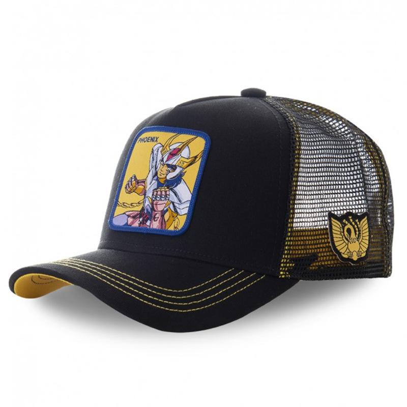 Anime Saint Seiya Cotton Baseball Cap Adjustable Men Women Hip Hop Mesh Trucker Mesh Summer Sun Shading Breathability Cap Hat 55-60cm
Anime Saint Seiya Cotton Baseball Cap Adjustable Men Women Hip Hop Mesh Trucker Mesh Summer Sun Shading Breathability Cap Hat 55-60cm