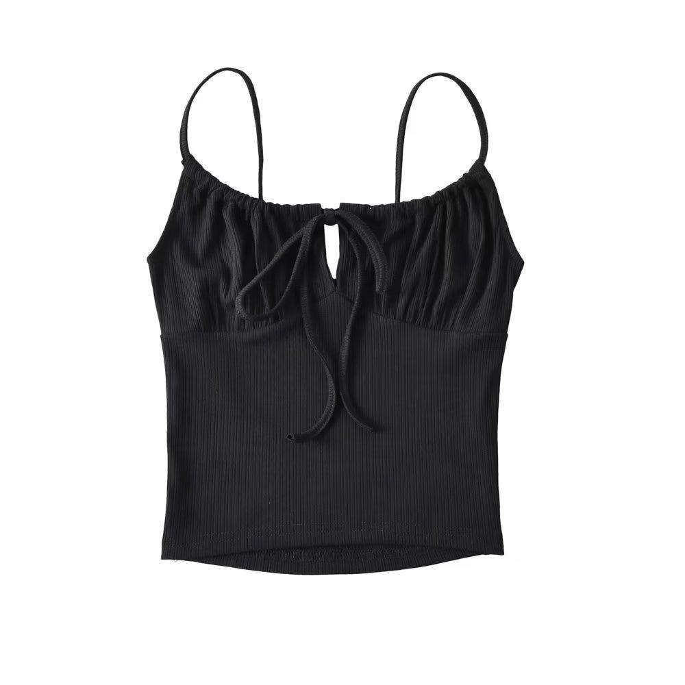 Летние женские майки без рукавов, тонкий жилет с коротким ремнем, сексуальный укороченный топ M чёрный
Летние женские майки без рукавов, тонкий жилет с коротким ремнем, сексуальный укороченный топ M чёрный