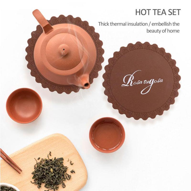 Beverage Coffee Coasters Rose Silicone Coasters Furniture Simple Elegant Nordic Non-slip Heat Insulation
Beverage Coffee Coasters Rose Silicone Coasters Furniture Simple Elegant Nordic Non-slip Heat Insulation